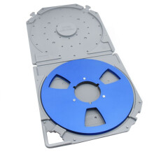 10 Inch Empty Takeup Reel with Storage Case,Ant Scratch Protection Open Reel Recording Tape Box Case for Sound Tapes C