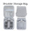 For  Neo 2 Drone Accessories Portable Storage Bag Hard Shell Carrying Case Anti-Scratch Protective Case 3