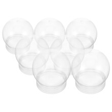 21Pièces Globes De Neige Transparents En À Vis Pour Déco DIY