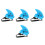 4Pièces Natation Enfants Ciel Eva Réglables Support 3