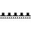 20Pcs Black Floor Guide for Sliding Barn and Closet Doors ABS Material 11