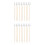 20Pièces Pinces Memo Métal Design Moderne Usage Fixation 9