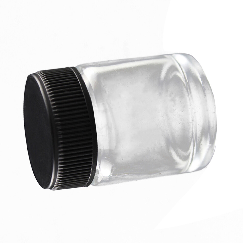 3Pcs 22Cc Glass Airbrush Bottles Transparent With Caps For Quick Fit 3172749237157