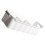 2Pcs White PP Wall-Mount Storage Box for Kitchen Cabinet Organizer 1