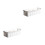 2Pcs White PP Wall-Mount Storage Box for Kitchen Cabinet Organizer 5