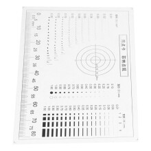 5Pcs Clear Measuring Rulers for Flaw Detection and Sports Card Grading
