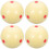 4Pcs Red Pool Balls for Billiards Resin Durable Practice Ball Set 7
