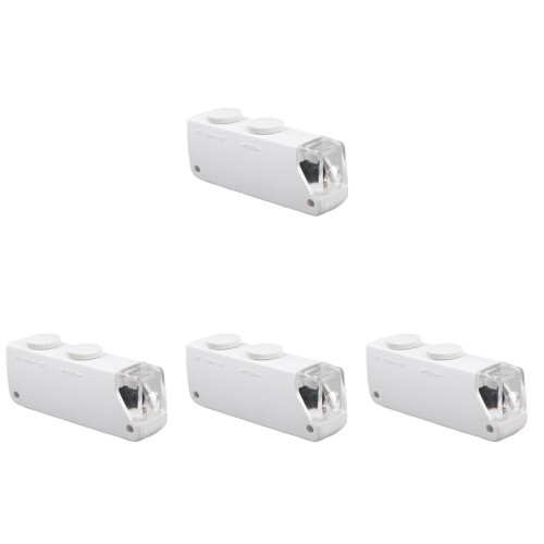4Pièces Loupe Mobile Ajustable Blanche 160X-200X 1