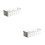 2Pcs White PP Wall-Mount Storage Box for Kitchen Cabinet Organizer 7