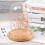 2Pcs Decorative Jar String Lights Glass Dome with Wooden Base Lamp 10