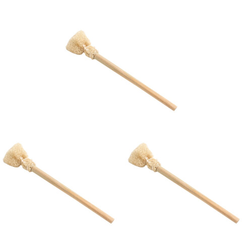 3Pcs Loofah Sponge Dish Cleaning Brush Portable Kitchen Tool 1