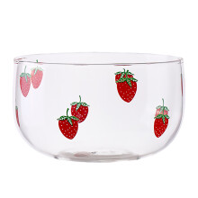 4Pcs Nordic Glass Serving Plates Fruit Dessert Bowls for Kitchen Use