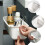 2Pcs White PP Wall-Mount Storage Box for Kitchen Cabinet Organizer 11