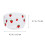 4Pcs Nordic Glass Serving Plates Fruit Dessert Bowls for Kitchen Use 2