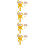 4Sets Wall Paint Roller Brush Yellow for Home Use with Ergonomic Grip 8