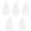 5Pcs Large Capacity Plastic Lamb Milk Bottles with Easy-Grip Handle 5
