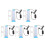 5Pcs Durable White Fish Tank LED Light for Planted Aquatic Landscaping 5