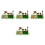 4Sets Safe Plastic Mini Farm Supplies Assorted Color for Dollhouse 6