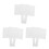 6Pcs Dual-Sided Acrylic Kids Paddle Board Whiteboard for Classroom Use 5