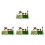 4Sets Safe Plastic Mini Farm Supplies Assorted Color for Dollhouse 9