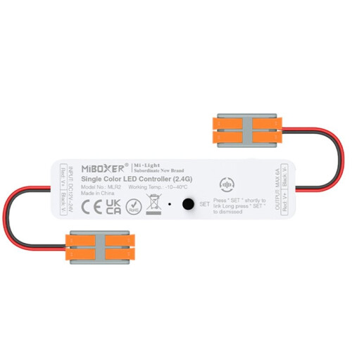 Miboxer MLR2 DC12-24V  2.4GHz RF Wireless Tuya APP Remote Dim Controller for Single Color Led Strip Light