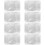8Sets White Silicone Lipstick Brush Professional Portable Makeup Tool 10