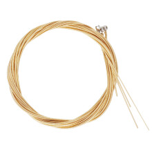 2Sets Durable Golden Bass Strings Carbon Steel Acoustic Replacement
