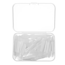 8Sets White Silicone Lipstick Brush Professional Portable Makeup Tool