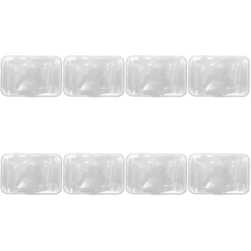 8Sets White Silicone Lipstick Brush Professional Portable Makeup Tool 2