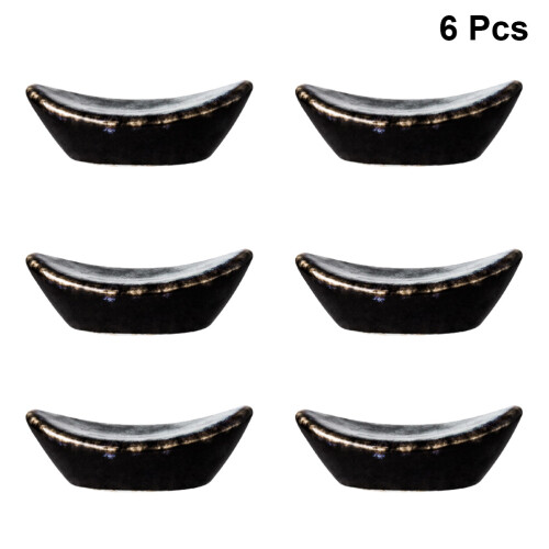 36Pcs Black Ceramic Chopstick Rest Holder Anti-Roll Spoon Fork Support