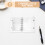 1Set Portable Transparent Mini Binder Notebook with Refillable Rings 6