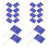 500Pcs Board Labels Paper Toothpick Flags for Wedding Use 3