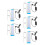 5Pcs Durable White Fish Tank LED Light for Planted Aquatic Landscaping 2