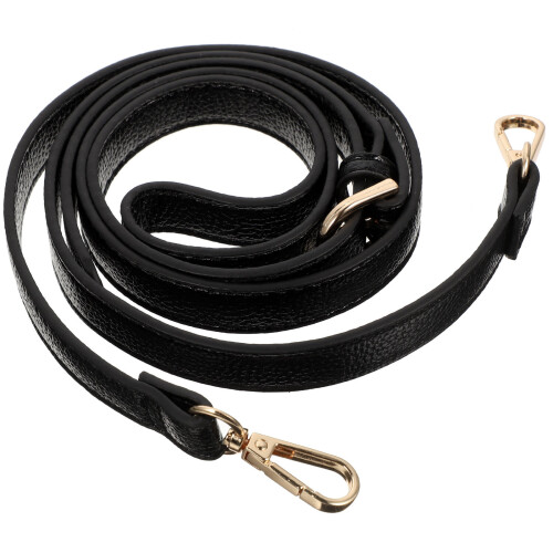 3Pcs Simple Black Shoulder Bag Strap Replacement with Buckles 1