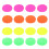 120St Fluorescent Explosie Prijsstickers Creatief Assortiment 1