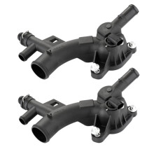 2Pc Coolant Thermostat Housing 55565334 25193922 for Cruze/Sonic 1.4L 11-13 Radiator Water Pipe Interface Assy