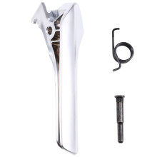Car Inner Door Handle Chrome Clasp for 2015-2024 Inside Door Opener Handle Buckle HT4Z-5822600-AA Left