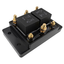 Module Relais 12 V 80 A Marche Avant/Arrière Étanche à 6 Bornes pour Moteurs de Treuil de Bâche, Relais Remplaçable ATP0110