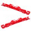 2pcs Heavy Duty Car Wheel Alignment Tool Plates Adjustable Automotive Wheel Leveling Aligner Toe Plates 3
