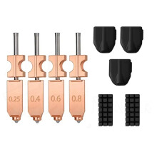 Nozzle for FlashForge Adverturer Ad5x Bimetallic Hardened Steel Nozzle with 3 Socks+2 Wipers Quick Release 3D Parts