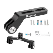 DEEMOUNT Bicycle Computer Headlight Extension Stand for Sports Camera Road Bike Light Holder for Magicshine