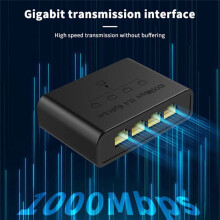 RJ45-Netzwerk--Hub, 1 Eingang, 4 Ausgänge, Konverter, 1000 Mbit/S, Gigabit-Ethernet--Hub, Kabelverteiler, PC-LAN-Erweiterungsadapter