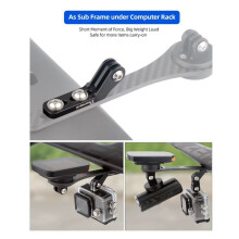 DEEMOUNT Bicycle Computer Headlight Extension Stand for Sports Camera Road Bike Light Holder for Magicshine