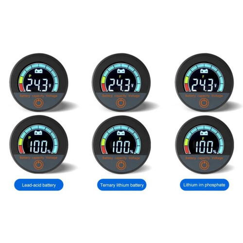 7-100V LED Digitale Voltmeter 12V-84V Waterdichte Spanningstester Batterijcapaciteitsindicator voor Auto, Motor, Boot 2