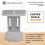 Coffee Scale Bracket Waterproof Coffee Extraction Rack Stainless Steel Scale Rack Electronic Scale Elevation Rack Silver 2