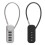 Gray Security Combination Padlock 4-Digit Combination Padlock Zinc Alloy Anti-Theft Suitcase 2
