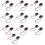 20PCS 4 Ohm 3W Speaker 1.25 Terminal Small Cavity Notebook Computer 3525/2535 Ultra-Thin Box Speaker 1