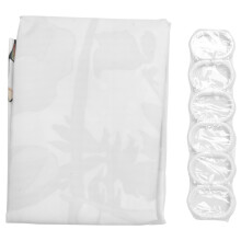 Floral Shower Curtain with 12 Hooks Watercolor Botanical Flowers Decorative Bath Curtain Modern Bathroom Accessories