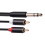 6.35mm Cable to 2RCA Audio Cable Aux RCA Jack Y Splitter Cable for Amplifiers Audio DVD,5FT 4