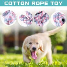 Beliebte Kauknoten Spielzeug BäR  Strong Puppy Dog Pet Tug War Spielen Baumwollseil